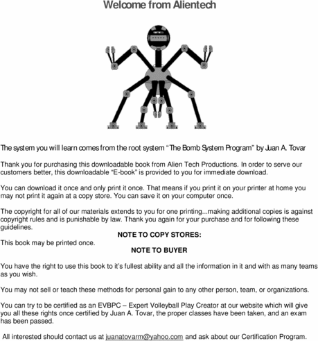 Product picture EB-306-007 DREAM Volleyball Play Book